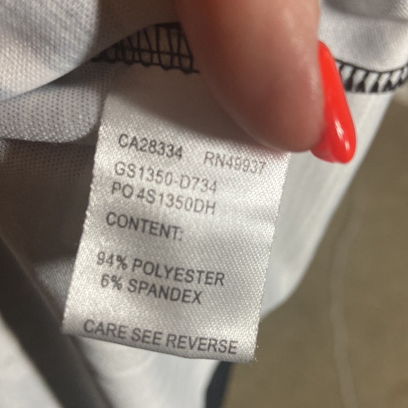 Like new TAIL- SLEEVELESS golf palm leaf DRESS - Picture 10 of 10